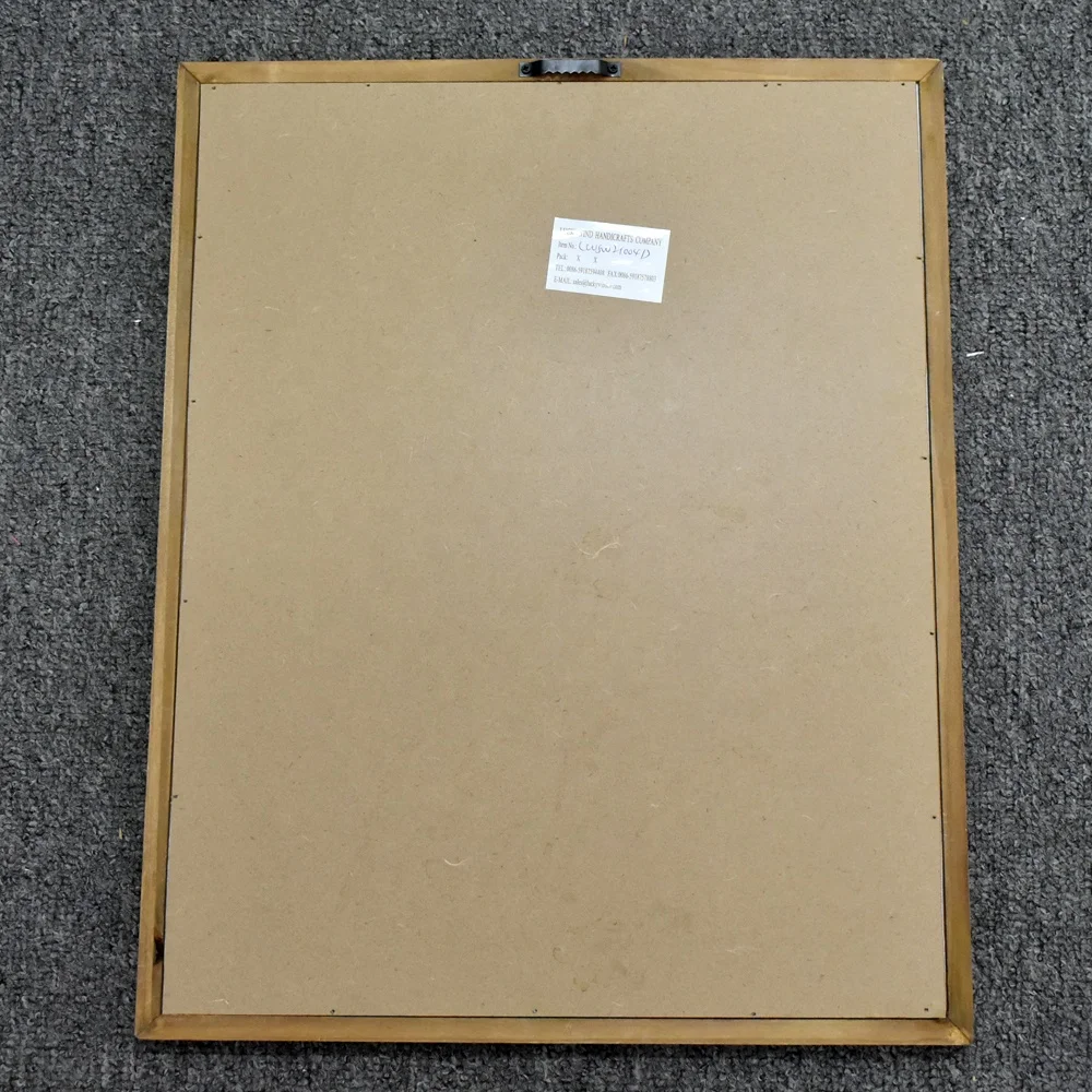 Luckywind New design Home Decoration 4 Piece of Bedroom Wall Art Printing on Paper Flowers Wall Decor Painting With Wood Frame