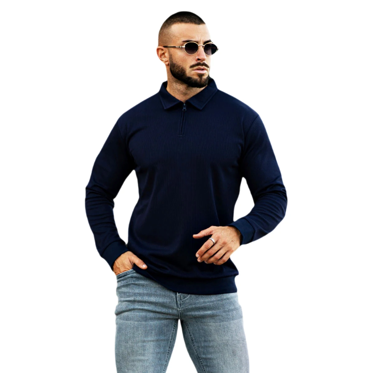 Gingtto Custom Logo New Long Wholesale Sleeve Winter Sweaters Knitted Sweater