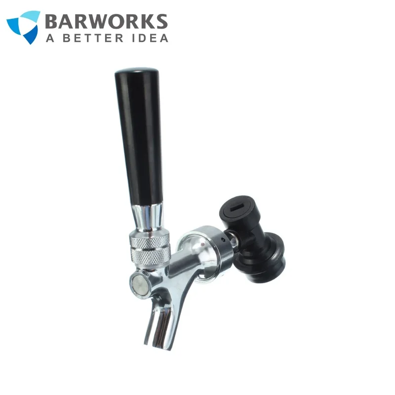 Chromed Beer Faucet with Cornelius Ball Lock Disconnect Homebrew Corny Cornelius Keg Faucet Tap