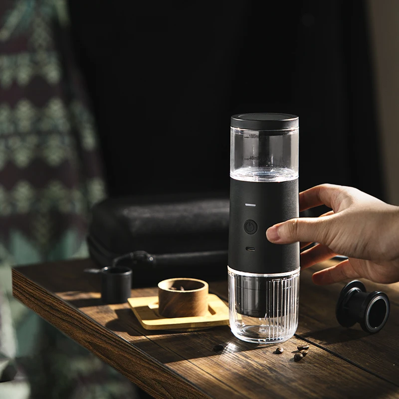 Wholesale round Portable Coffee Maker Leakproof Cold Brew Iced Tea Set with Glass Container