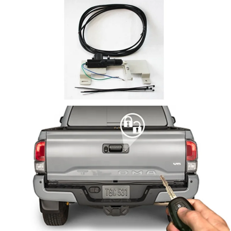 Universal Pickups Tailgate Central Locking For Toyota Hilux Reno Rocco Vigo Tundra Tacoma LC 79