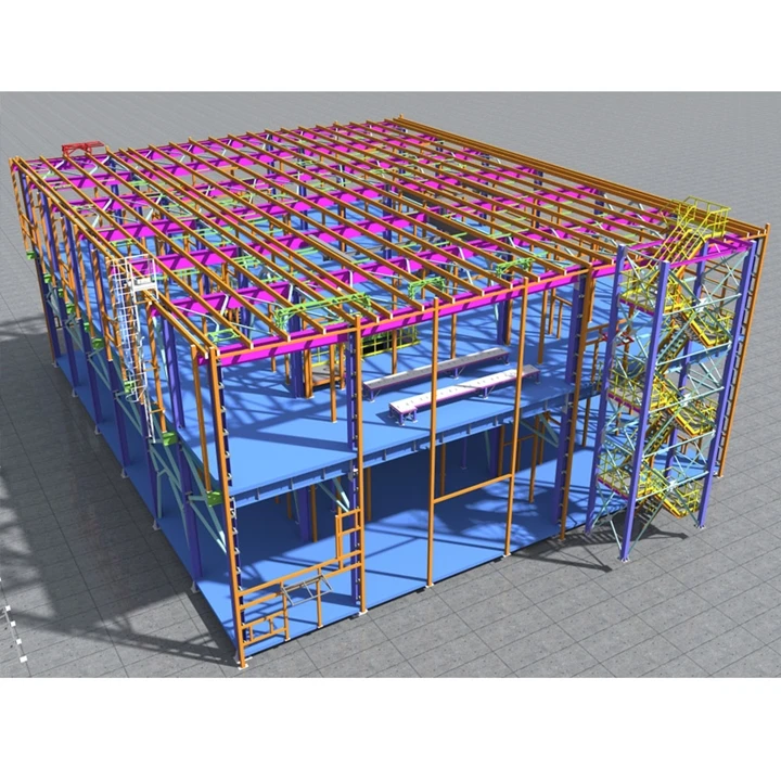 China prefabricated steel structure prefab house school hall construction building