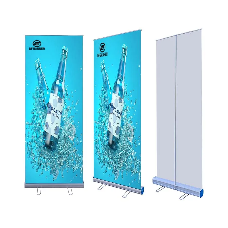 Fast Shipping Roll Up Banner 200cm Poster Display Stand Luxury Rollup Stand Large Base Rollup Banner Stand