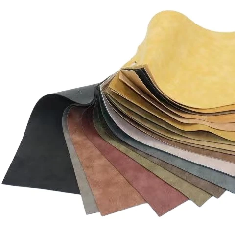 Wholesale Yangbuck Faux Sheep Leather Grained Matte Surface Synthetic PVC Leather For Bag Shoe