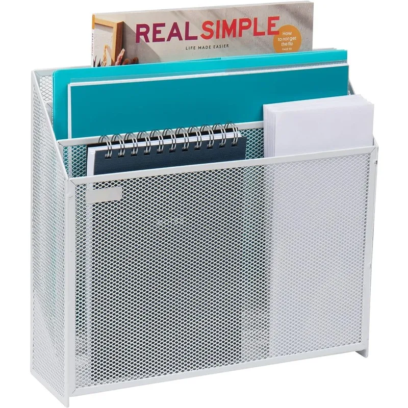 Metal Mesh 3 Tiers File Folder Organizer Desk File Sorter