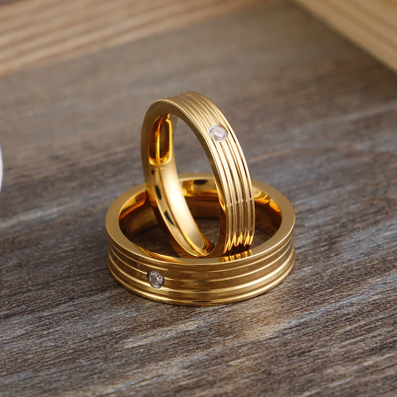 14k Gold Plated Stainless Steel Engagement Ring Diamond Napkin Rings Jewelry Women OEM ODM Service CLASSIC Gemstone Rings Opal