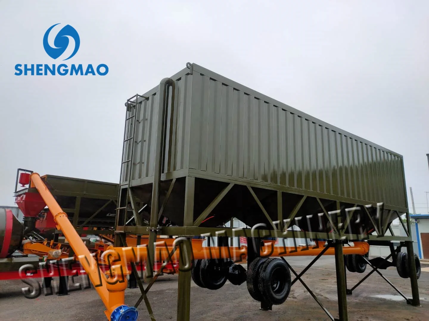 Ready Mixed Continuous Concrete Batch Plant Movable Floating Concrete Mixing Plant