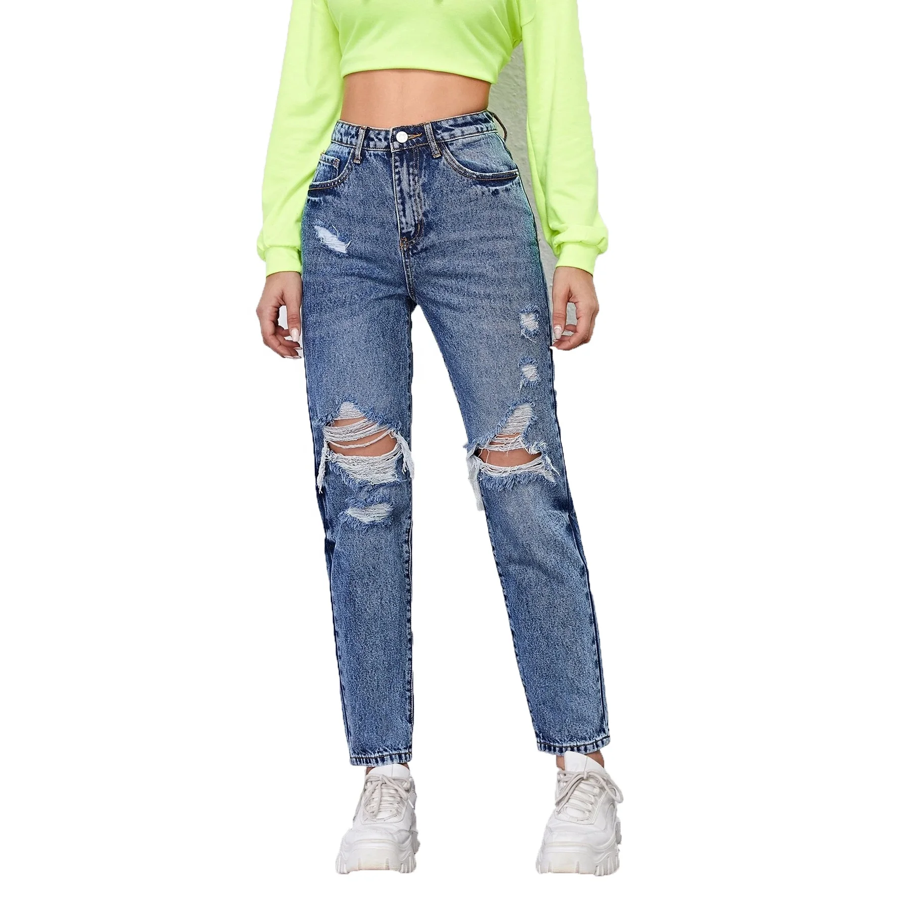 SKYKINGDOM OEM дизайнерские женские джинсовые брюки повседневная одежда летние джинсы широкие для женщин