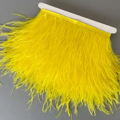Wholesale Natural Ostrich Feathers Boa For Crafts Black Or Royal Blue Down Ostrich Feathers Trim