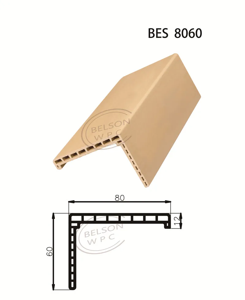 Plain Door Design PVC Bathroom WPC Door  architrave/line casing/sash for interior door PVC