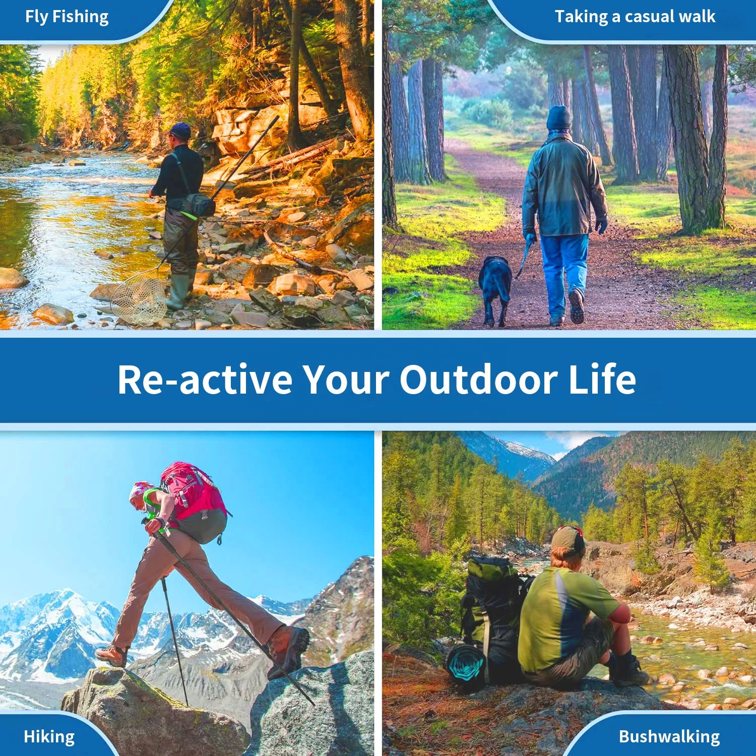 OEM ODM Customized Tracking Walking Hiking Sticks Trekking Poles Aluminum 3 Section Adjustable Folding Strap