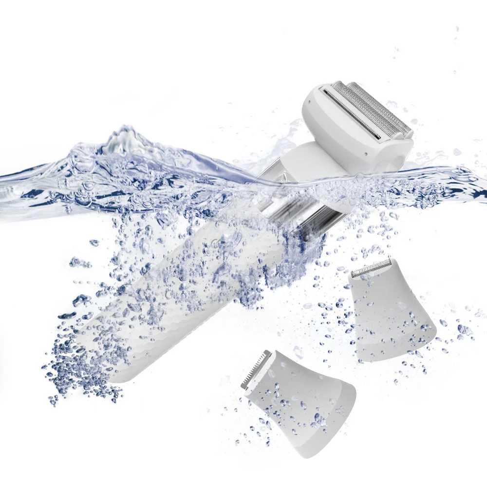 Explosive Models Lady Electric Shaver Bikini Body Trimmer IPX7 Nose Hair Removal Machine for Women Rechargeable 4 in 1 5V 1A