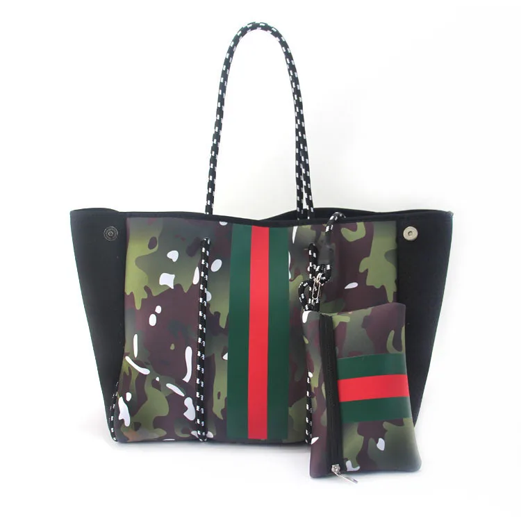 Best Neoprene Fashion bag Large Multipurpose Beach Bag Neoprene Tote Bag