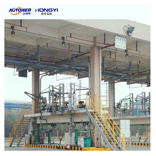 Integrated Flow  highly-skilled  elevated insulated vessel skid mounted with pipeline loading arm folding stair