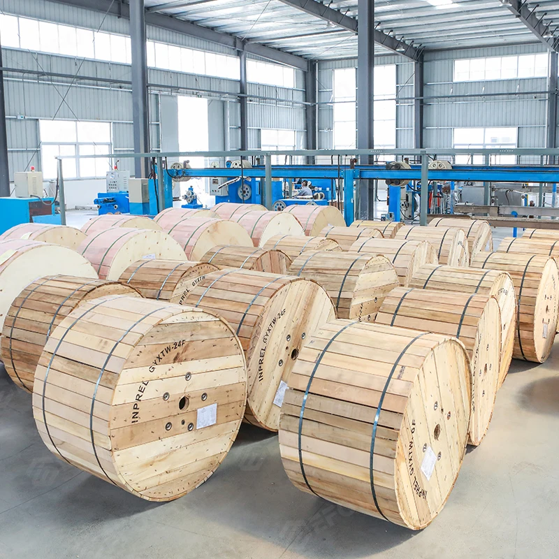 OEM Outdoor Waterproof Double sheath armored anti rodent 12 core GYTA53 fiber optic cable price per meter