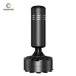 Free Standing Kick Boxing Punching Bag With Stand Leather Sand Heavy Bag Adult Mitts  Boxing Punching Bag