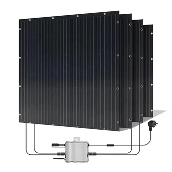 Германия balkonkraftwerk гибкий балкон панелей солнечных батарей 600w 800 Вт на сетке солнечной энергии системы для балкона с широким