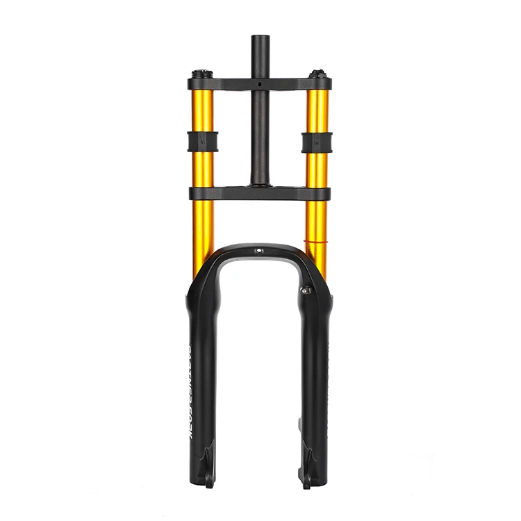 20 дюймов магниевого сплава DH снеговой велосипед для взрослых Двойная корона спереди жира вилка