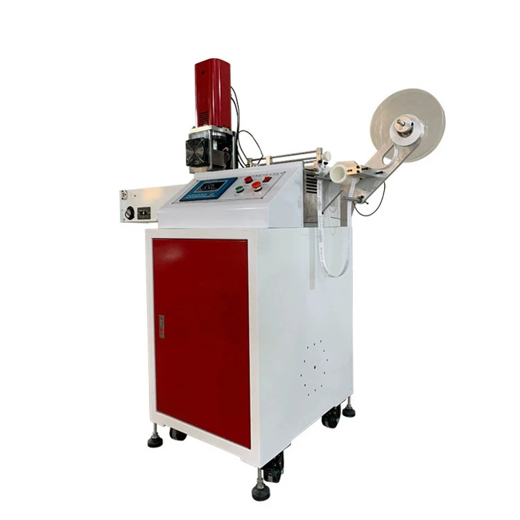 Ultrasonic clothing care label cutting machine for clothes washing mark printing mark cutting