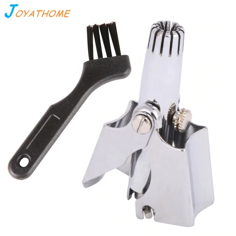 EXLION Joyathome Stainless Steel OEM Manual Nose Hair Trimmer Trimmers Washable Ear Trimming Scissors Men Nostril Shaving