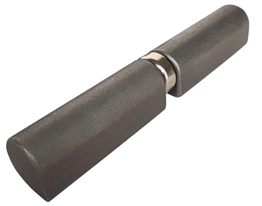 Round bar solid steel hinges barrel hinges weld on bullet hinge