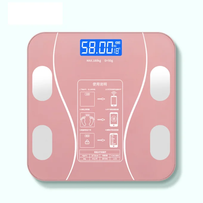 Factory Price Smart  Bluetooth Body Fat Scale Analyzer Digital Electronic Body Weight Bathroom Scale