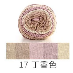 High Quality Cake Yarn Fancy Knitting Yarn Blended Yarn Rainbow