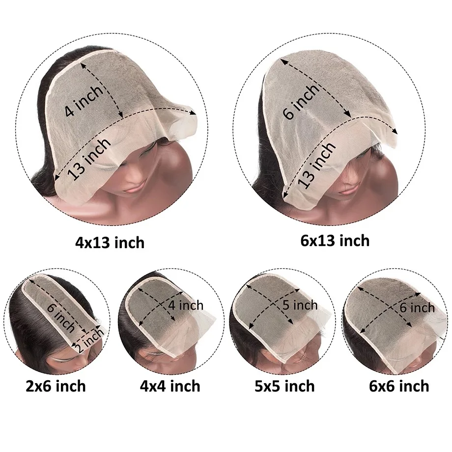 
Wholesale 13x6 Ear To Ear Lace Frontal Raw Virgin Hair Swiss Lace Free Part Natural Color Remy Hair Lace Frontal Vendor 