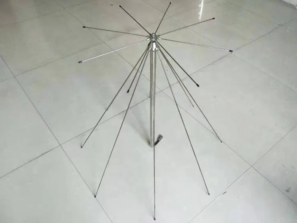 New typd 5G Stainless steel material 65-3500MHz ultra wide band discone antenna TQJ-3500