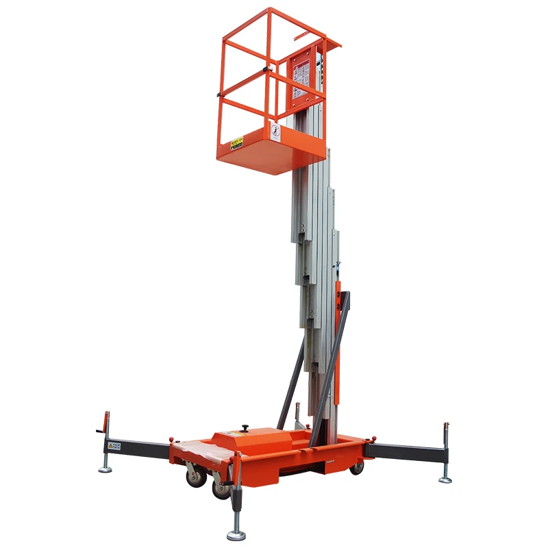 Top Selling 4-18m Mobile Trailer Hydraulic Aluminium Ladder Lift