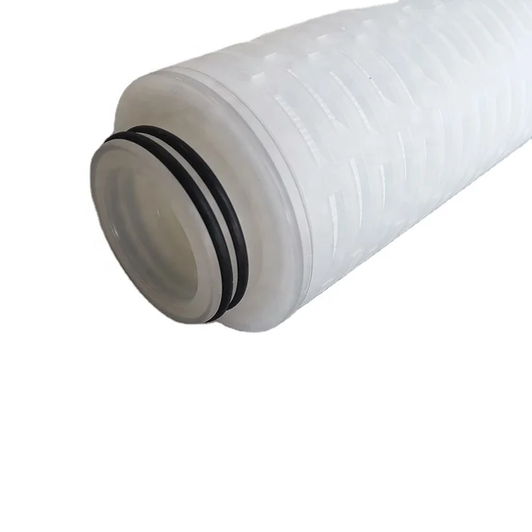 20 Inch 1 Micron Food Grade PP Pleated Cartridge Filter For Beer Filter
