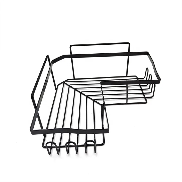 Shower Caddy Basket Shelf with Hooks for Hanging, Toilet Rack Shelf Bathroom Rack Storage