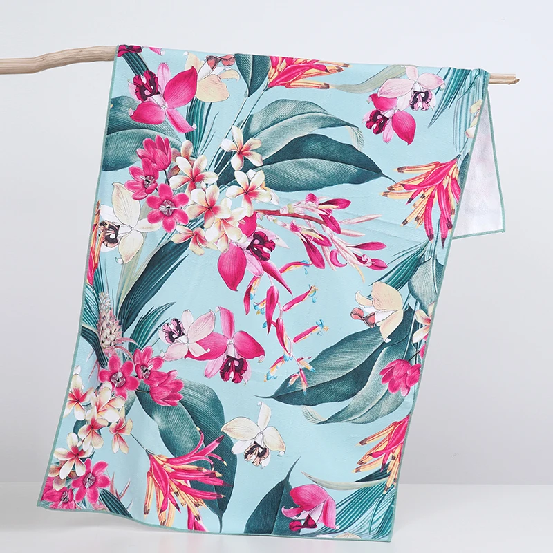 Customized Personalized microfiber large beach towel Super Soft pool towel bulk personalised high-quality towel