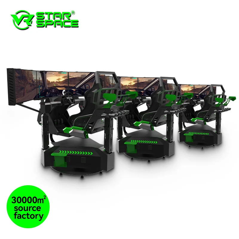 Truck simulator for ps3 Machine Manufacturer 3 Screen Car Driving Racing Game Simulator 3+1 Axis Racing Simulator Star Space VR