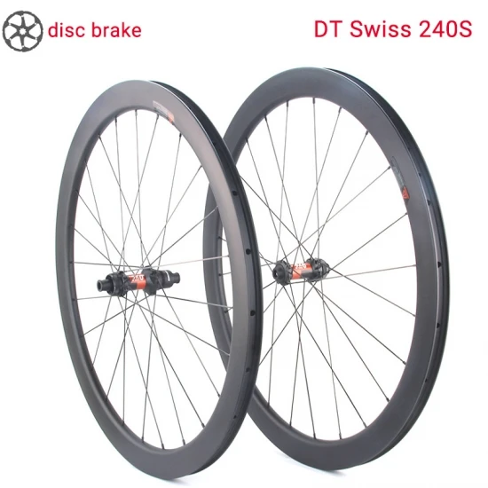 Lightcarbon Road Disc Wheelset With DT240 Center Lock Hubs And Sapim Spoke