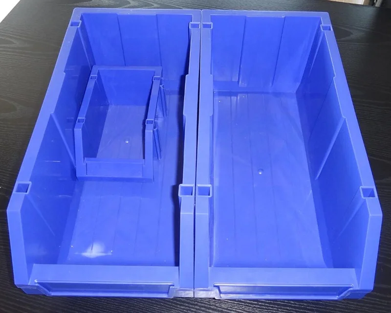 
High Quality Stackable plastic storage Wholesale Square Warehouse Combinative Stackable Plastic Storage Boxes Bins 