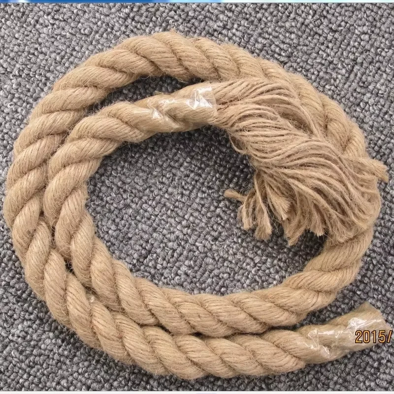 3 Strand Natural Hemp Jute Decorative Rope Twisted Rope