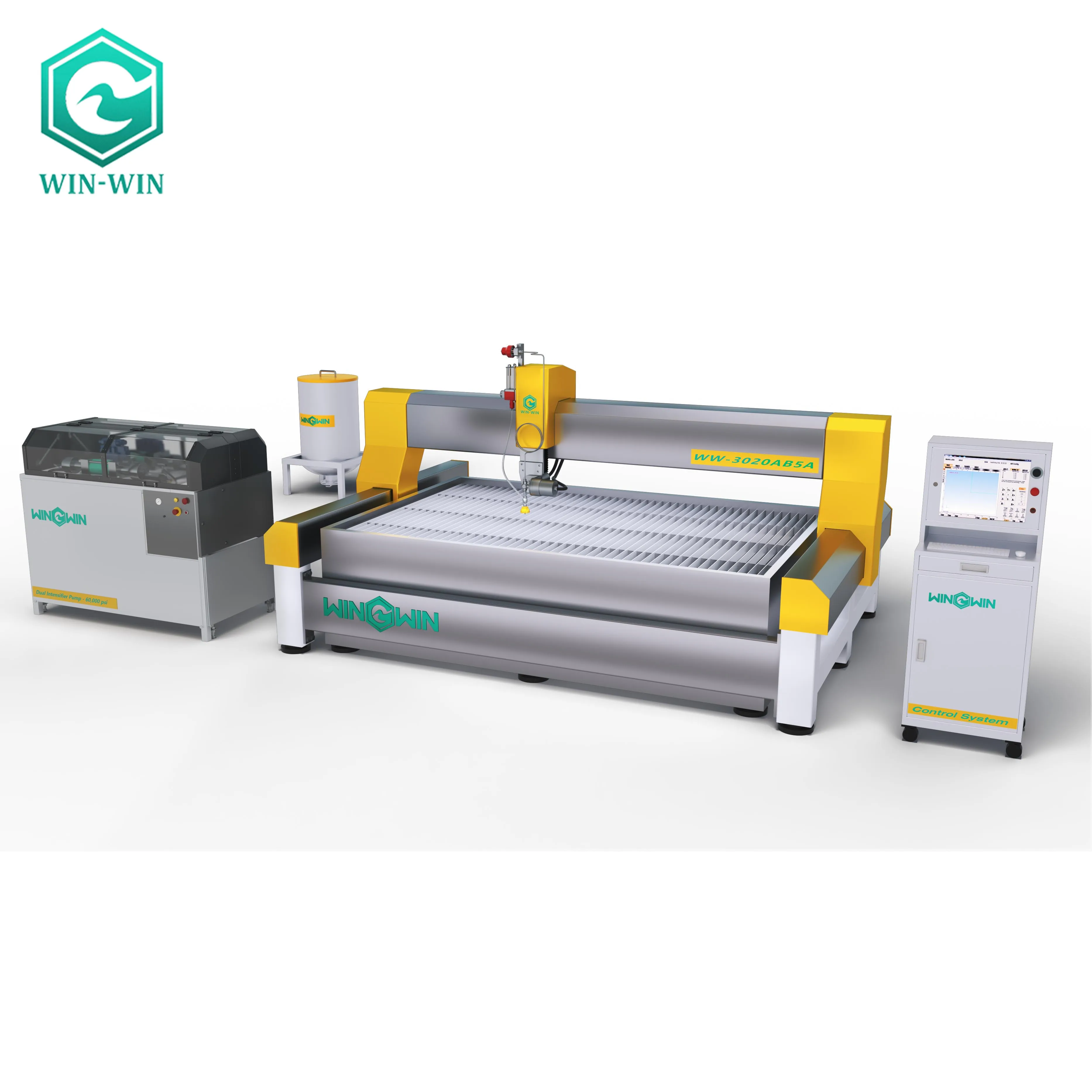 Разрезан высоконапорными струями 5 оси станок гидроабразивной резки