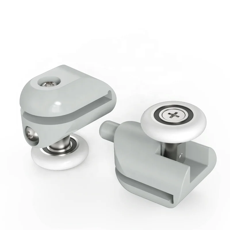 Single shower roller with bearing