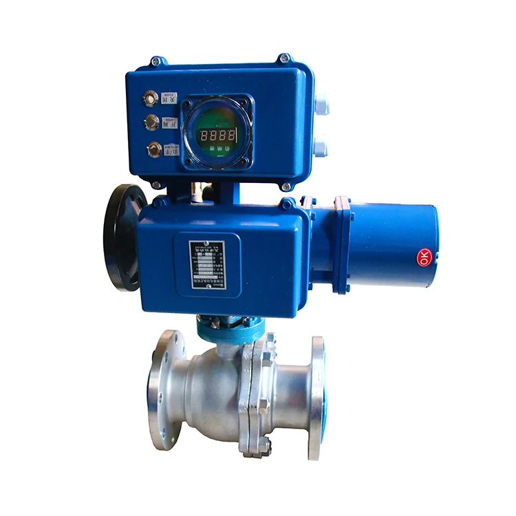 Q941Y-10R Q941Y-16R DN80 Motorized Gas Flow Control Ball Valve