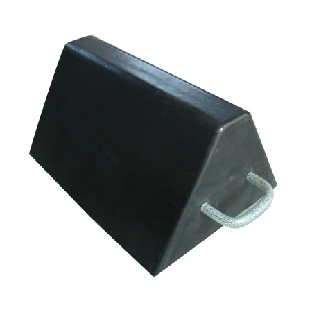 GT-05R Rubber Wheel Stopper Wedge, Wheel Chocks with Handles for RV Car Truck Trailer
