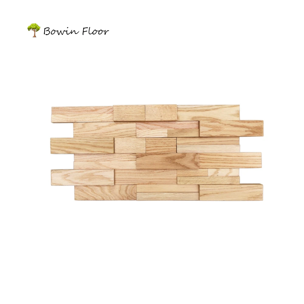 Modern indoor decorative art feature solid wood wall panels