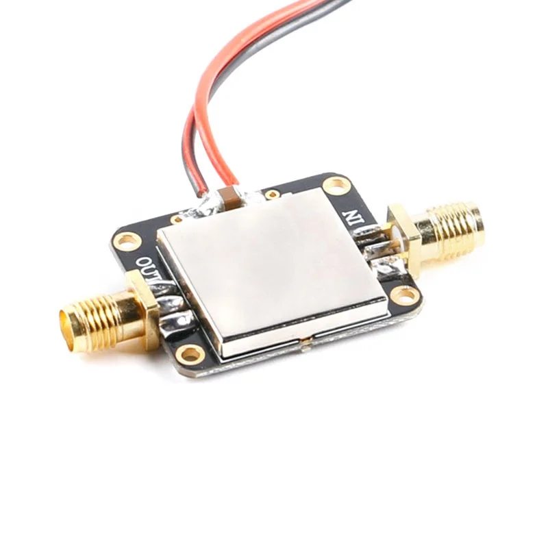 RF Amplifier Module 50M-6GHz Broadband Gain Amplification 19dB Low Noise Medium Power Frequency Radio AMP Module