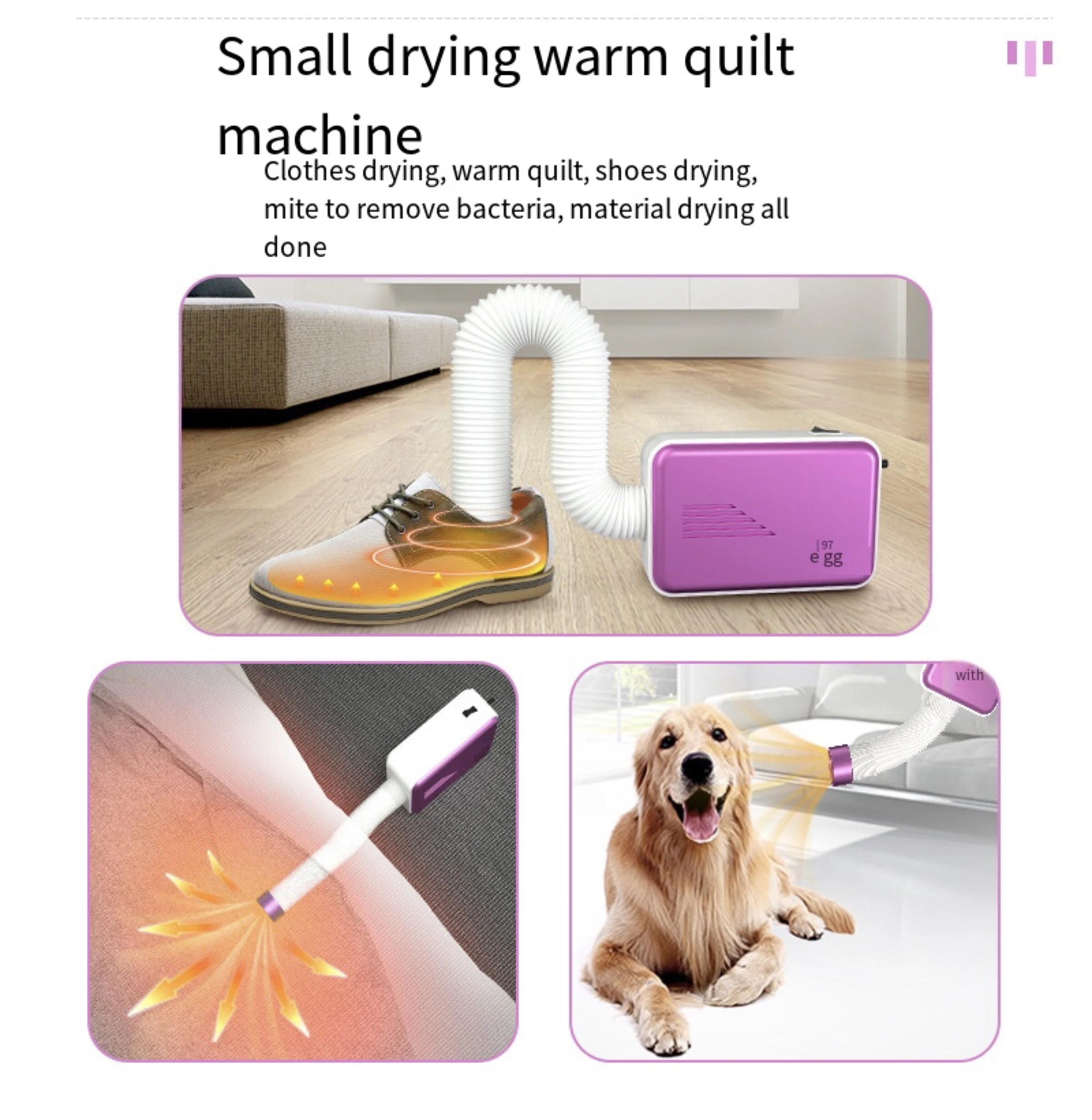 smart portable clothing dryer electric clothes drying folding travel clothes dryer