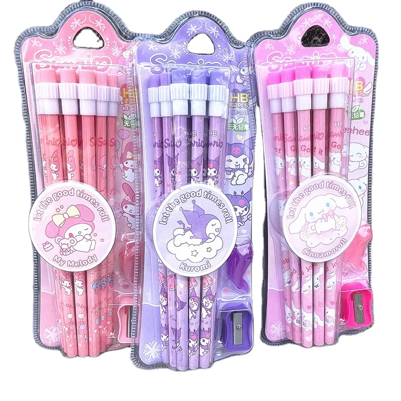 Creative San Lio Kulomi Pencil HB Stationery Award for Primary School & Kindergarten Students Rubber Use for Promotions