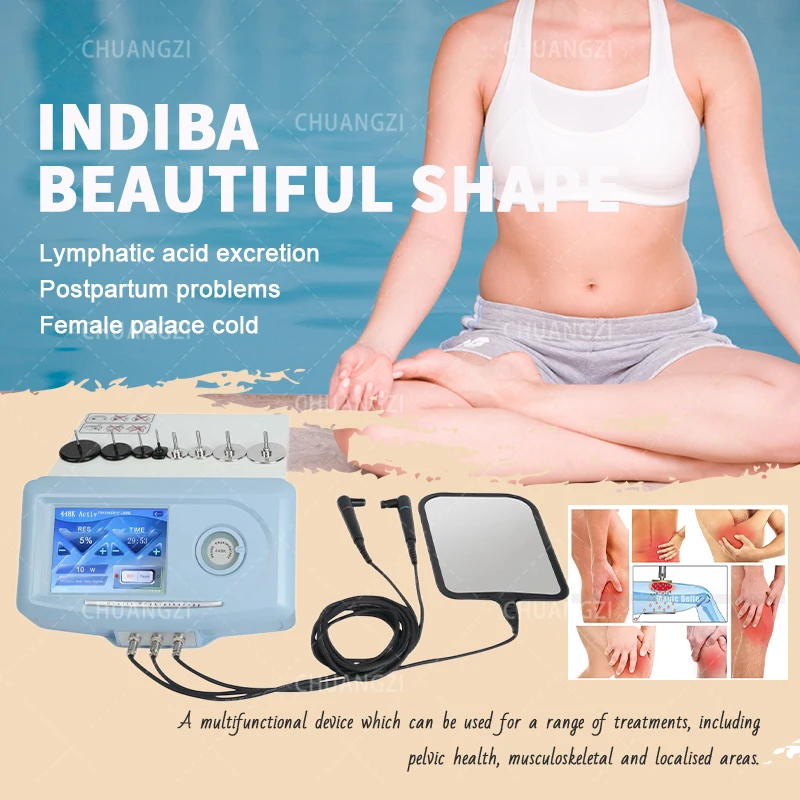 Upgraded INDIBA Deep Beauty Slimming Machine Facial Lifting Equipment Skin R45 System RF High Frequency 448KHZ Weight Loss Spani