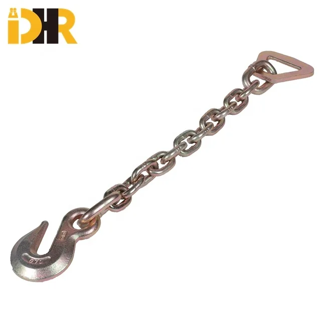 G70 Color Coated Ratchet Load Binder Chain with Triangle Ring