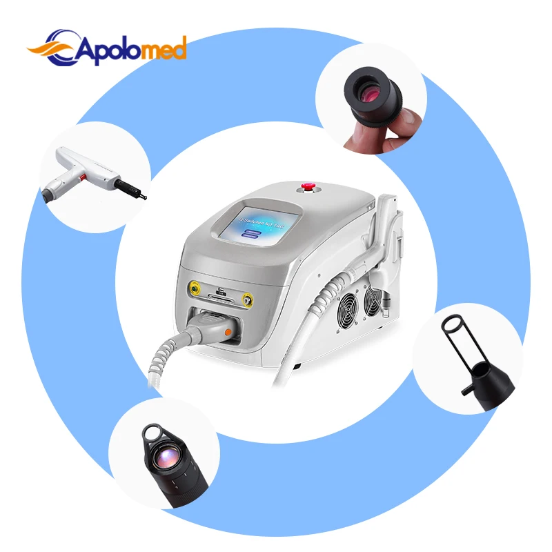 Apolomed HS-220 Tattoo Removal Laser Machine 1064nm532nm Q Switched ND YAG for Tattoo Removal Laser Us Medical