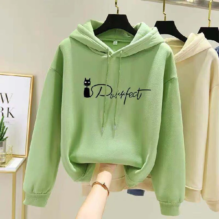 2020 new avocado sweater women casual all-match autumn Korean version of harajuku streetwear gym hoodies for women loose student