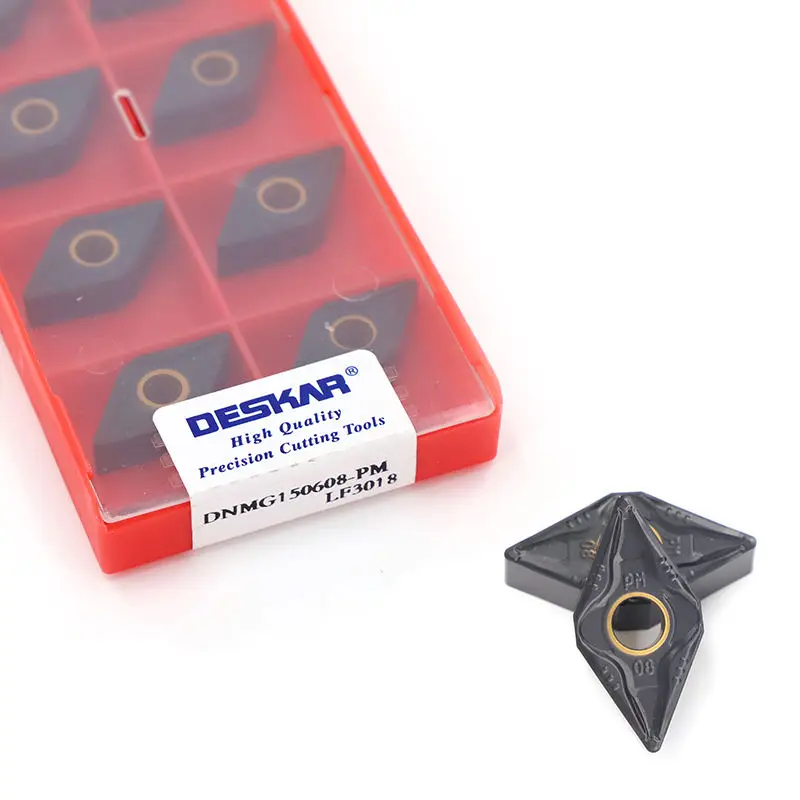 Deskar DNMG DNMG150608-PM LF3018 DNMG150608 ЧПУ токарно-винторезный станок инструмент вставки карбида токарная обработка лезвия